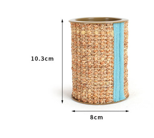 KFX-0579517 Sisal Cat Scratching Post with Bell - Durable and Entertaining Scratcher for All Cat Breeds