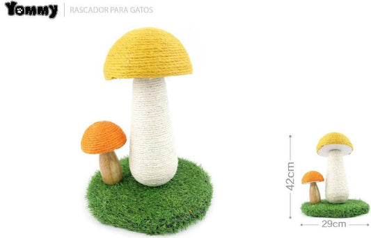 KFX-0588349 Cat Climb Pillars with Unique Mushroom Design for Interactive Play and Vertical Exploration
