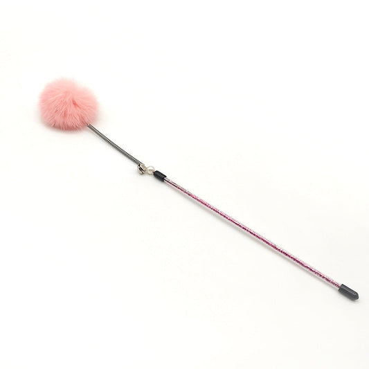 KFX-0589885 Cat Chew Toy with Funny Plush Stick - Available in Multiple Colors