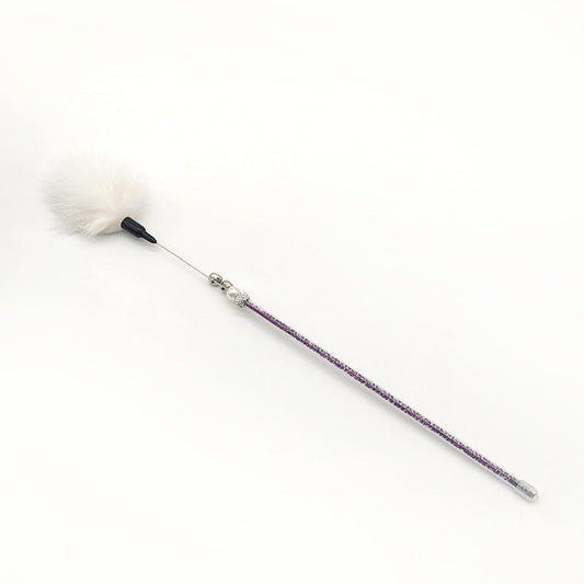 KFX-0589885 Cat Chew Toy with Funny Plush Stick - Available in Multiple Colors