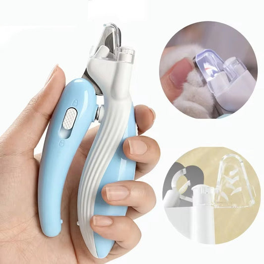 KFX-0610109 Professional Pet Nail Clippers with LED Light for Safe Trimming of Small and Medium Pets