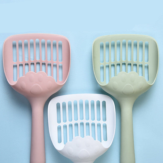 KFX-0618045 Large Hole Cat Litter Scoop with Delivery Hook – Multiple Colors Available