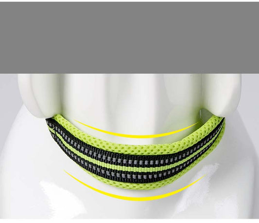 KFX-0668093 Adjustable Reflective Nylon Dog Collar for Outdoor and Indoor Use