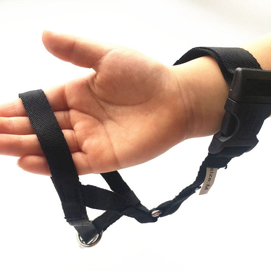 KFX-0671677 Adjustable Nylon Anti-Bite Dog Mouth Cover - Breathable Mask Available in Multiple Sizes