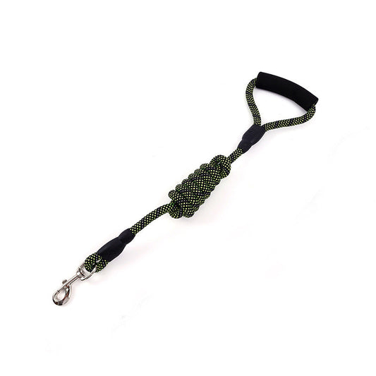 KFX-0692925 Nylon Dog Traction Rope with Handle and Spring for Enhanced Control