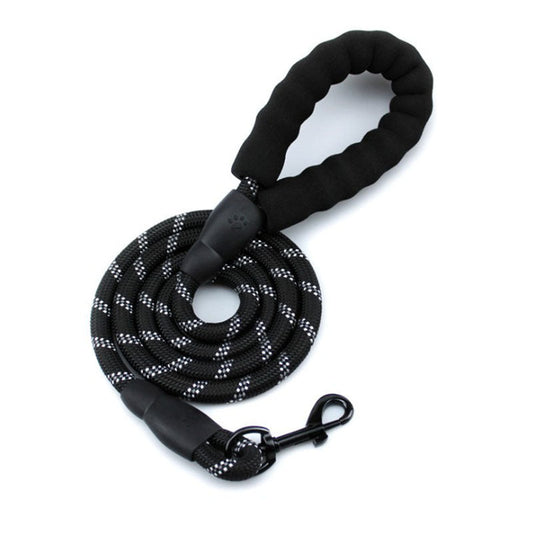 KFX-0704445 Sponge Pet Reflective Nylon Traction Rope - 150CM Long, Available in Multiple Colors