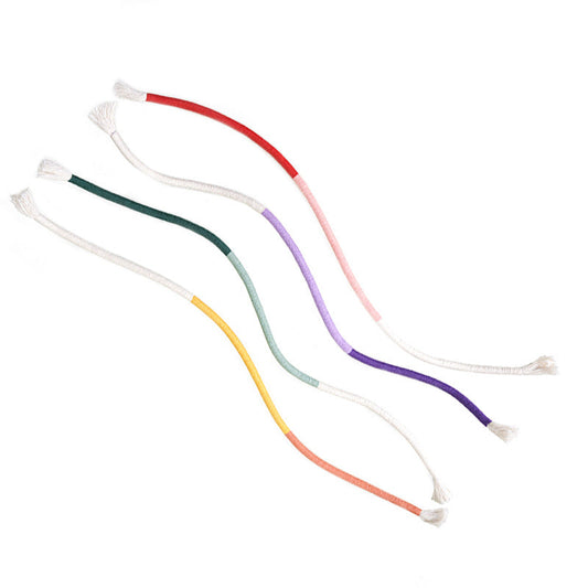 KFX-0720957 Self-Relieving Catnip Rope Toy - Cotton Thread with Vibrant Colors