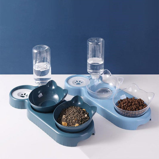 KFX-0737597 Anti-tumble Automatic Cat Feeding Water Fountain in Various Colors