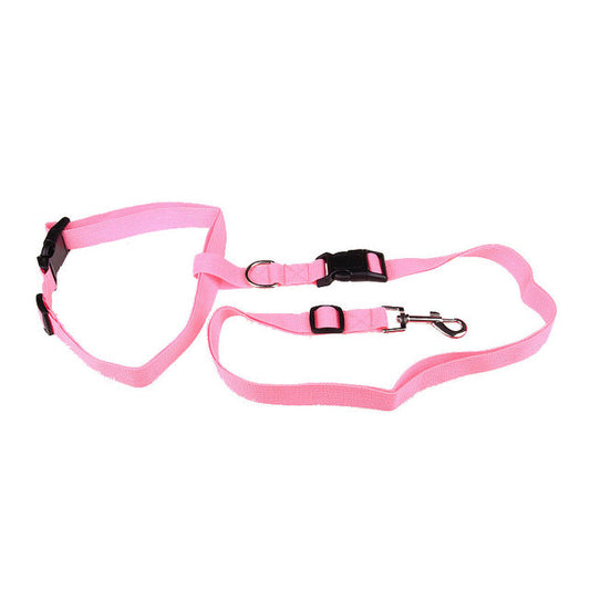 KFX-0752701 Adjustable 120m Nylon Traction Rope for Morning Dog Runs, Suitable for Waist Sizes up to 110cm