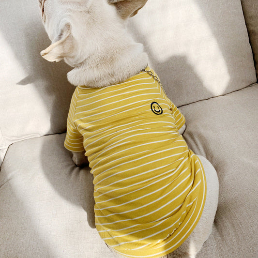 KFX-0753981 Casual Washed Cotton Two-Legged Clothing for Puppies and Pets
