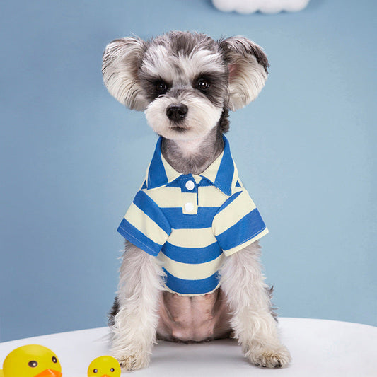KFX-0762813 Striped Two-Legged Pet Clothing for Dogs in Multiple Colors and Sizes