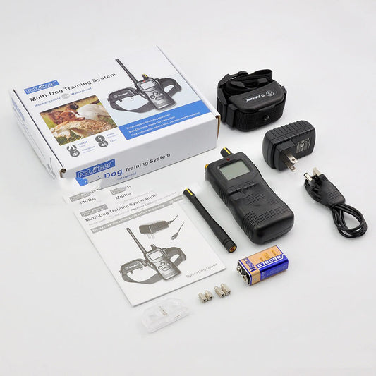 KFX-0772157 Remote Control Dog Trainer Collar with Vibration and Static Modes for Medium to Large Dogs