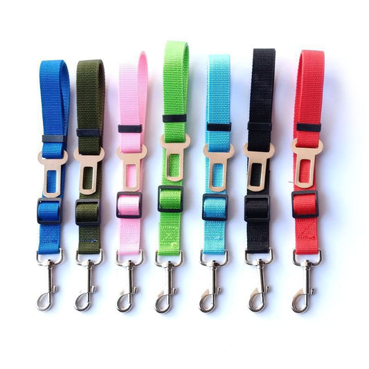 KFX-0772797 Adjustable Pet Safety Seat Belt Restraint for Car Travel - Multi-Color Options