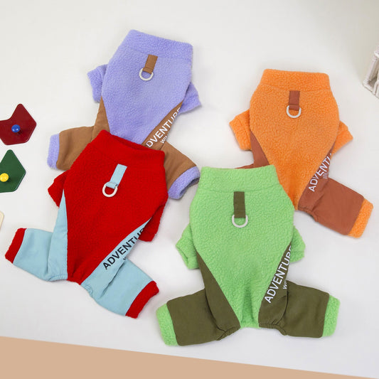 KFX-0791997 Thickened Cold-Proof Pet Clothes for Dogs – Available in Multiple Colors and Sizes