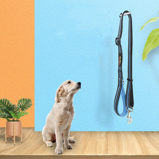 KFX-0802749 Nylon Assisted Retractable Dog Leash - Adjustable Length - Multiple Colors Available