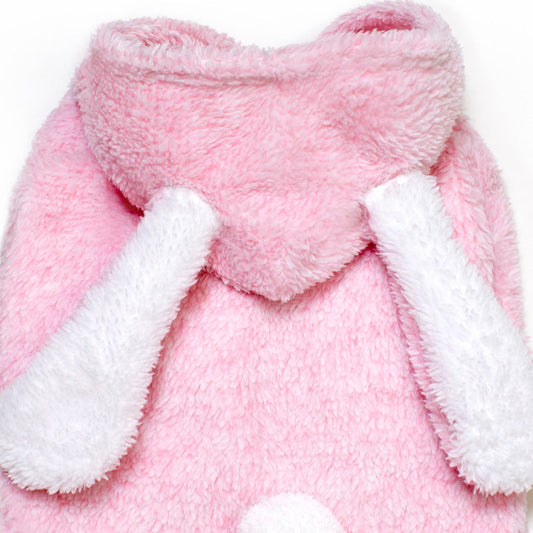 KFX-0811069 Casual Solid Color Double-Sided Velvet Dog Clothing for All Sizes