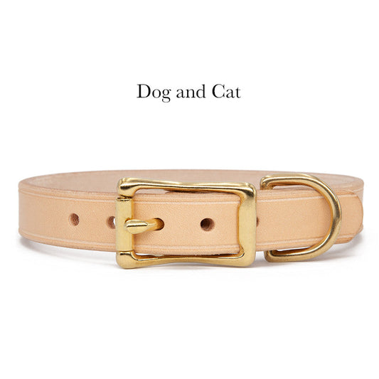 KFX-0816445 Custom Handcrafted Leather Dog Tag Holder with Brass Accents