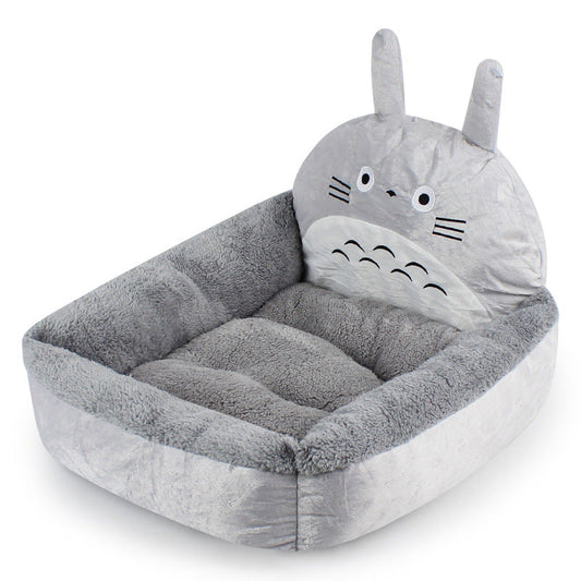 KFX-0824253 Cozy Plush Cat and Dog Kennel Mat in Various Animal Designs