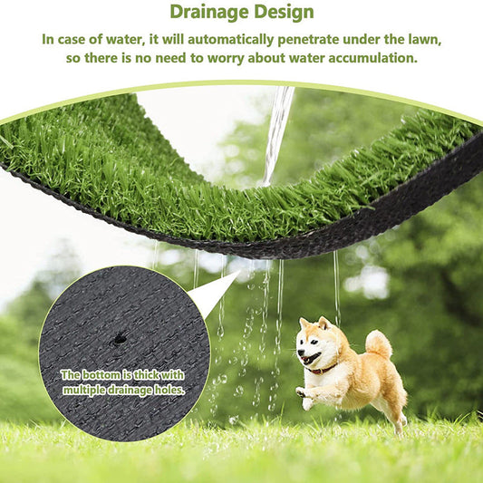 KFX-0831805 Pet Lawn Mat Professional Toilet – Black Base, Multiple Sizes Available (40x60cm, 50x70cm, 70x90cm, 80x100cm) for Dogs