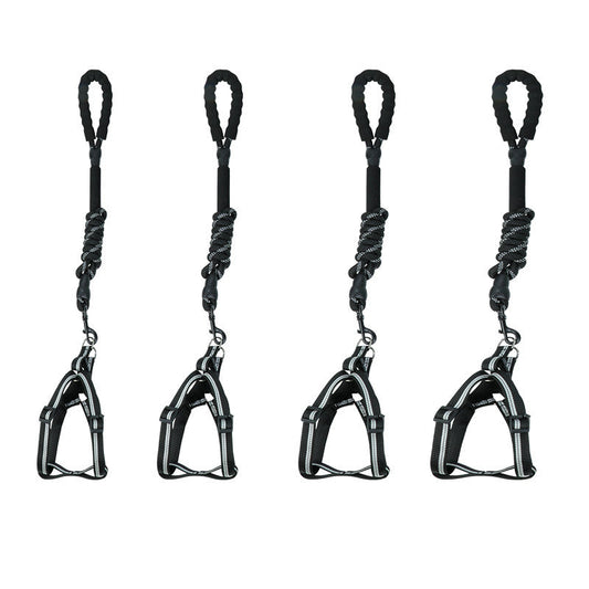 KFX-0851005 Reflective Nylon Extended Dog Leash - Multiple Sizes Available (1.5m to 5m)