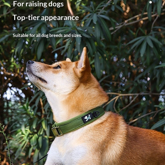 KFX-0881981 Anti-Lost Dog Tag Pet Collar for Golden Retrievers and Labradors - Available in Multiple Colors and Sizes