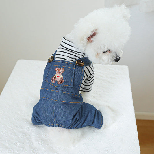KFX-0905661 Cute Bear Bubble Overalls for Dogs - Various Sizes Available