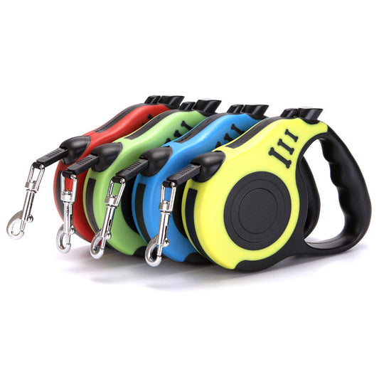 KFX-0906813 Automatic Telescopic Pet Leash with One-Handed Braking System, Eco-Friendly Materials, 3m & 5m Options