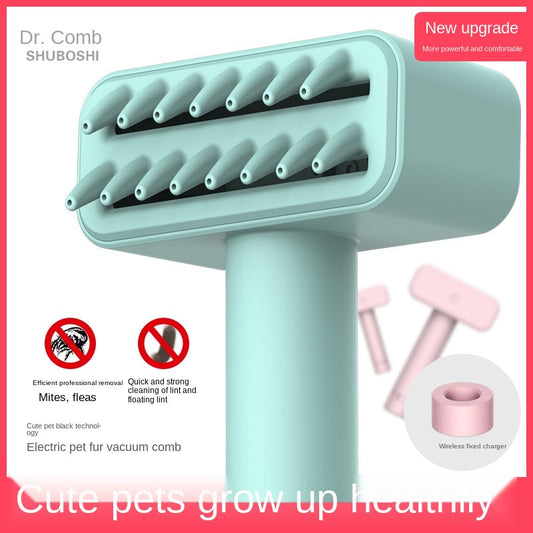 KFX-0929853 Wireless Electric Pet Comb for Effective Flea and Fur Removal, Suitable for All Pets
