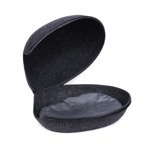 KFX-0938045 Light Grey Breathable Felt Pet Nest - Cozy Retreat for Your Feline or Canine Companion, 47x38x25cm
