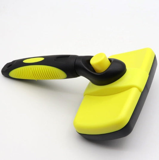 KFX-0956861 Self-Cleaning Telescopic Pet Comb for Dogs and Cats - Stainless Steel Needle Hair Removal Tool