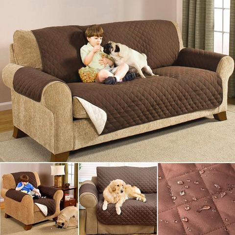 KFX-0962877 Reversible Waterproof Sofa Slipcover Protector for Pets, Spills, and Stains