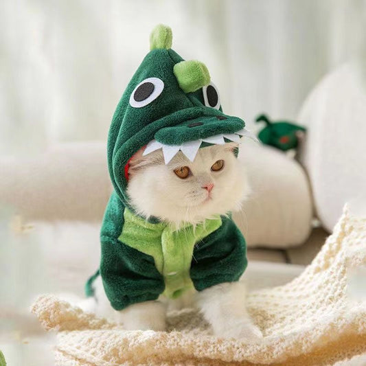 KFX-0971197 Casual Anti-Lint Winter Clothing for Cats - Polyester Pet Apparel