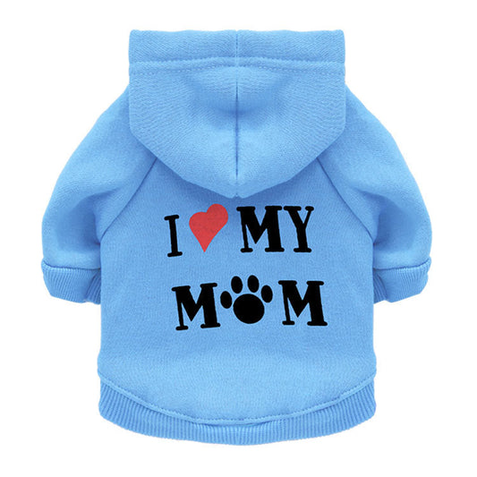 KFX-1010365 Fleece Printed Pet Sweater for Dogs - Casual Style, Multiple Colors & Sizes Available