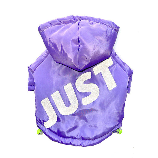 KFX-1015229 Cozy Purple Winter Dog Cotton Clothes for Warmth and Style