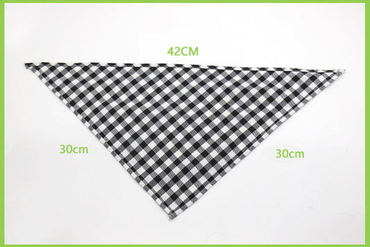 KFX-1024189 Scottish Cotton Triangle Scarf - Soft, Lightweight Fabric