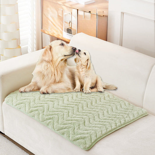 KFX-1039933 Plush Thick and Warm Pet Bed Cushion for Dogs and Cats - Sleeping Nest for Kennels and Cages