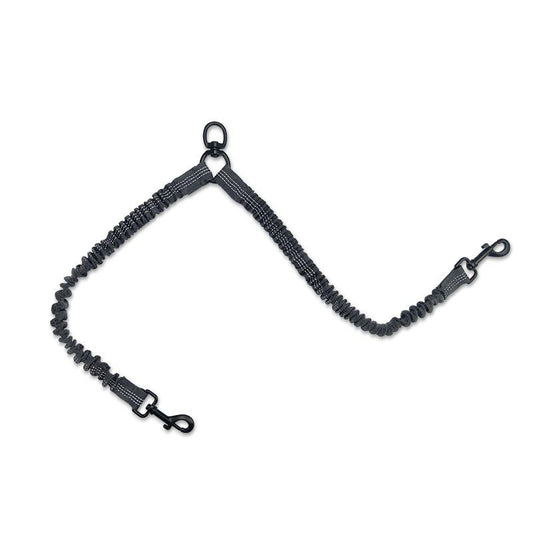 KFX-1047613 Reflective Double Head Strap Dog Leash - Versatile Design for Two Dogs, Various Colors