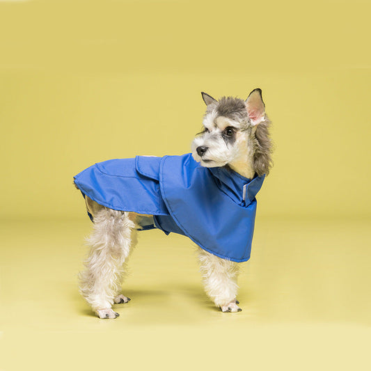 KFX-1051965 Waterproof Pet Dog Cape-style Raincoat Available in Multiple Sizes and Colors