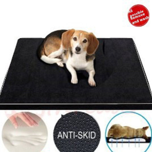 KFX-1053629 Washable Memory Foam Dog Mat with Removable Cover - Available in Multiple Sizes