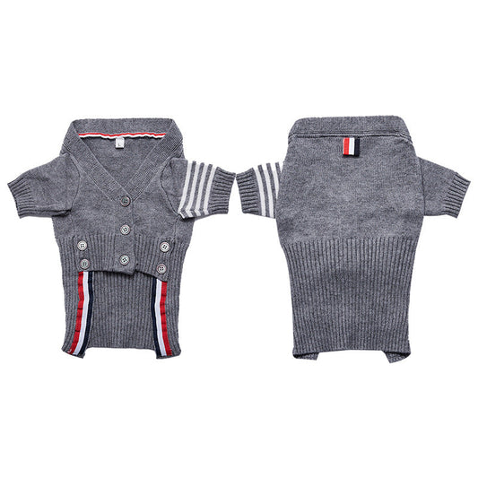 KFX-1057341 Cozy Cotton Knit Dog Sweater for Small and Medium-Sized Pets