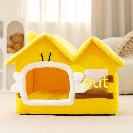 KFX-1086397 Cozy Modern Sponge Pet House for Dogs and Cats - Multiple Styles Available