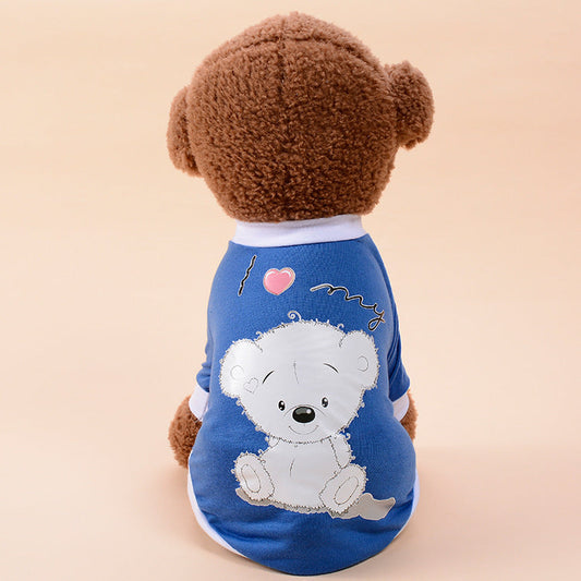 KFX-1096253 Cotton Dog Vest with Adjustable Fit in Multiple Colors and Sizes