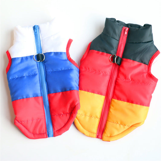KFX-1108029 Padded Winter Vest for Pets in Various Colors and Sizes