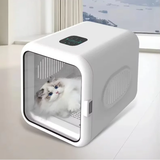 KFX-110867 Eco-Friendly 62L Automatic Pet Hair Dryer Box with Temperature Control for Dogs and Cats, Ultra Quiet, Indoor/Outdoor Use