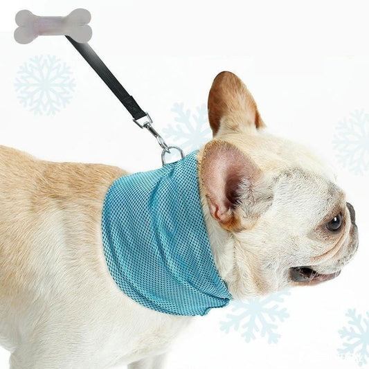 KFX-1122493 Cooling Dog Bandana Scarf - Instant Heat Relief Towel for Summer Outdoor Activities