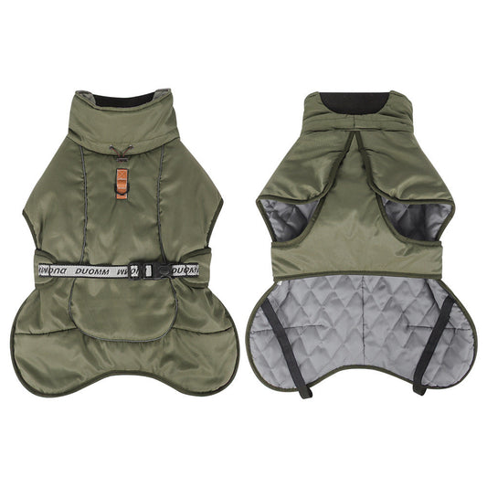 KFX-1123261 Thick Warm Dog Clothing in Multiple Colors and Sizes for Cold Weather