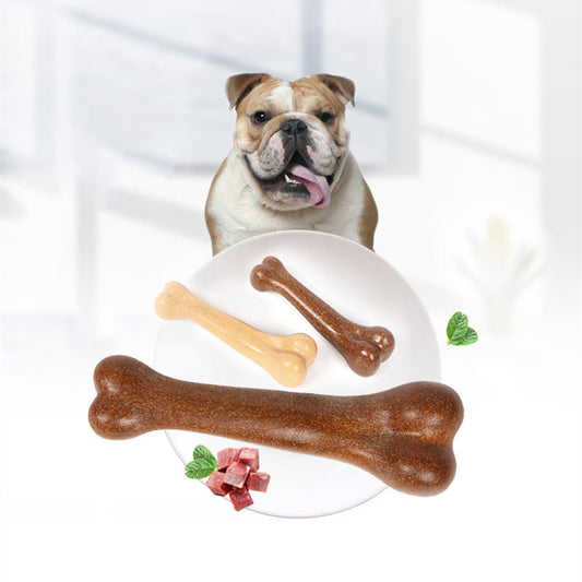 KFX-1137213 Bite-Resistant Molar Toy for Pets - Beef Flavor Simulation, Interactive Reward, Available in 12cm, 15cm, 18.5cm, Yellow and Brown