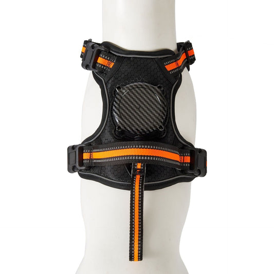 KFX-1145917 Automatic Retractable Lanyard Chest Harness Set for Pets - Multiple Color Options Available