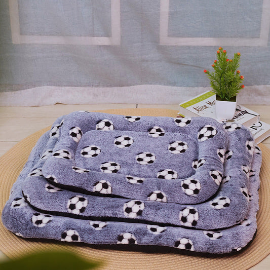 KFX-1159485 Cozy Flannel Non-Slip Pet Mattress – Double Layer for Ultimate Comfort