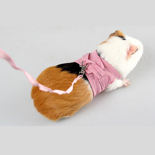 KFX-1162685 Comfortable Cotton Traction Leash for Small Pets - 1.8m Long with Bow Drawing Design